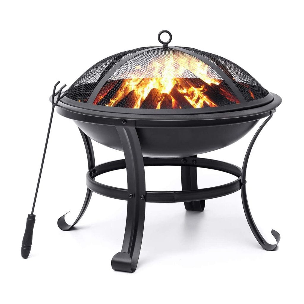portable outdoor propane fire pit