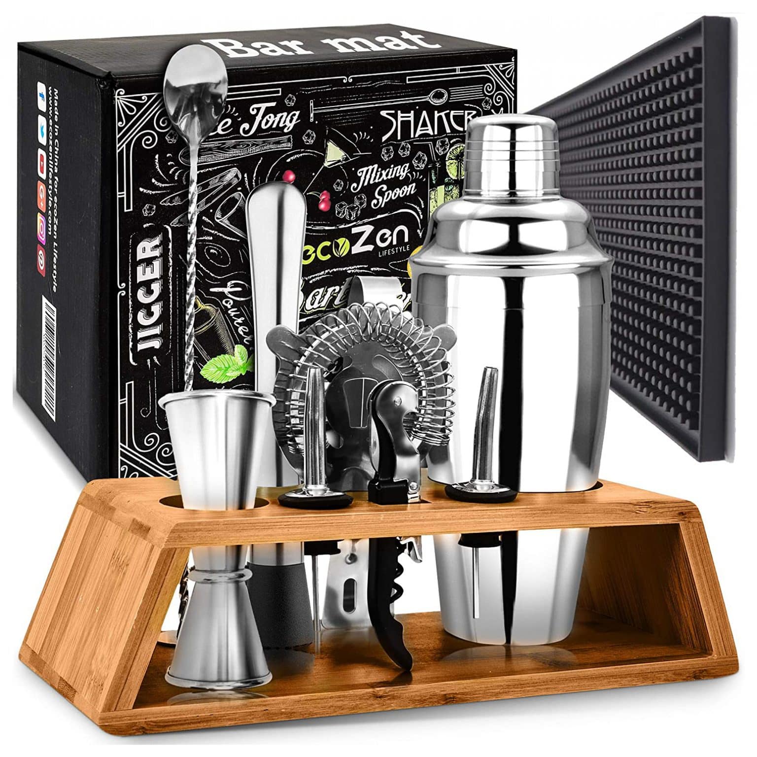 best bartender kit with stand